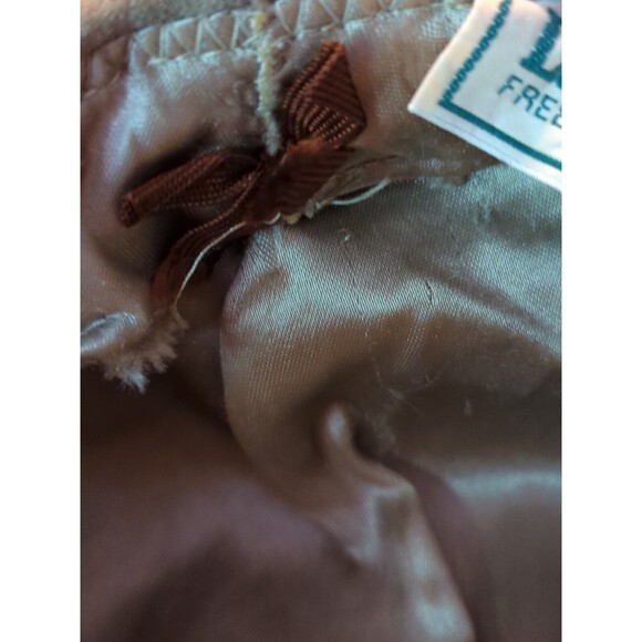 LL Bean Drivers Newsboy Hat Cap Large Brown Quality De Luxe Leather Vintage - Picture 7 of 12